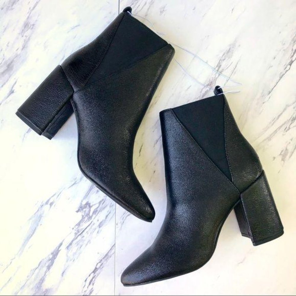 NWT A NEW DAY Nikita Metallic Pointed Toe Booties